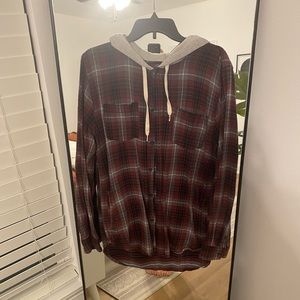 Hooded Flannel - Large